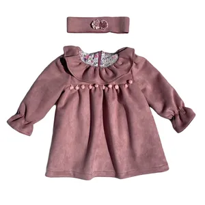 ست پیراهن و هدبند دخترانه مدل آوا