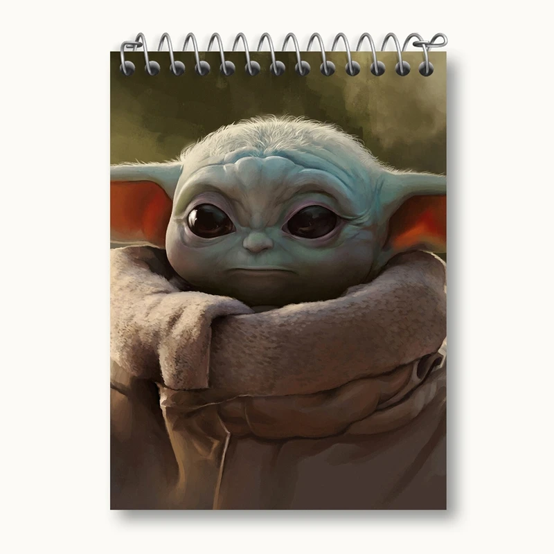 دفتر یادداشت 50 برگ خندالو مدل یودا سریال جنگ ستارگان کد 26069