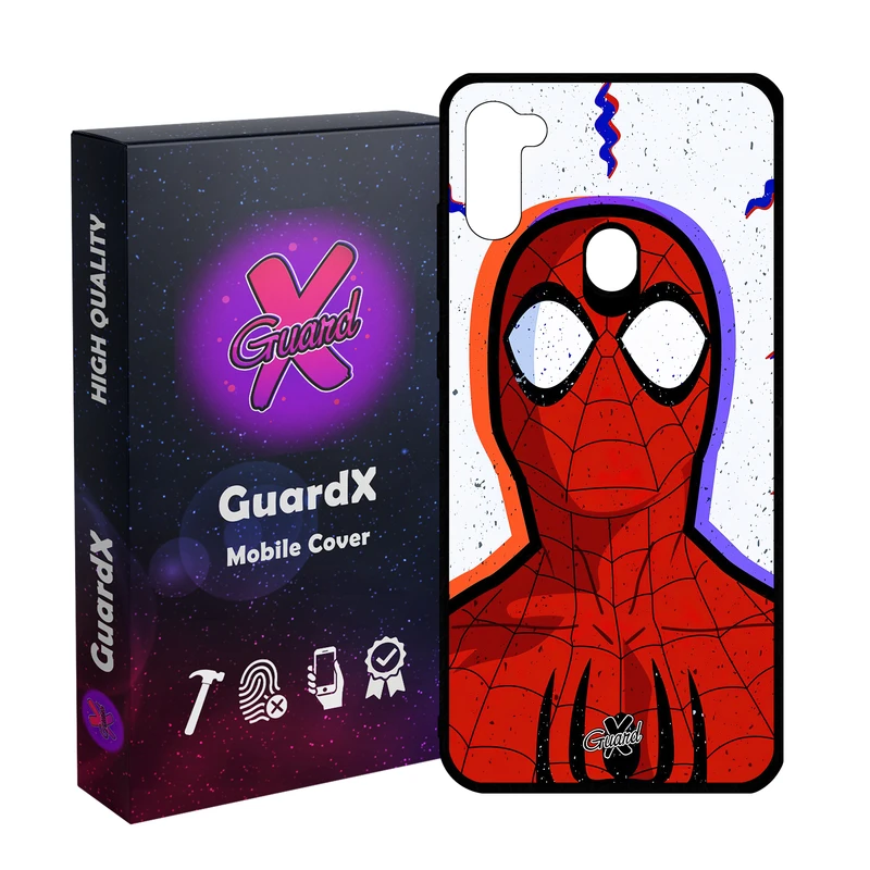 کاور گارد ایکس طرح Spider Man مدل Glass10495 مناسب برای گوشی موبایل سامسونگ Galaxy A11/M11