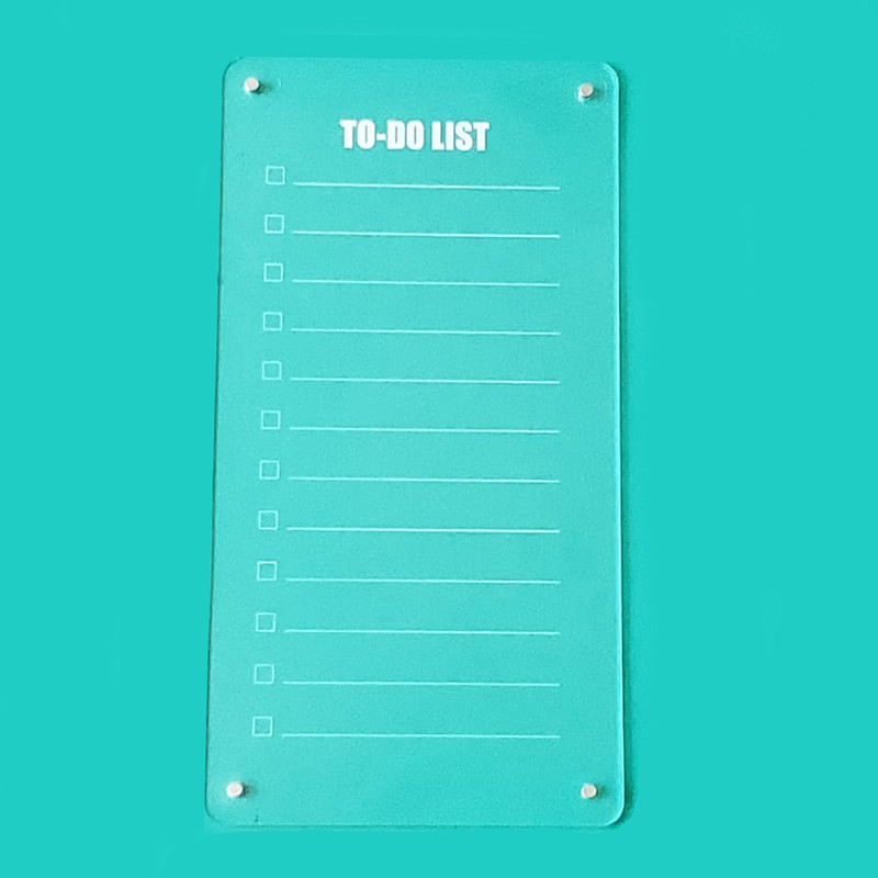 تخته وایت برد مدل چک لیست روزانه سایز 12*23 سانتیمتر