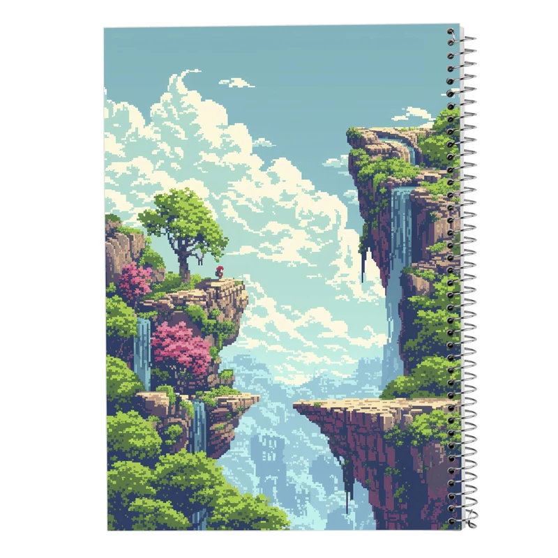 دفتر مشق 50 برگ مدوپد مدل طبیعت کد DF15306