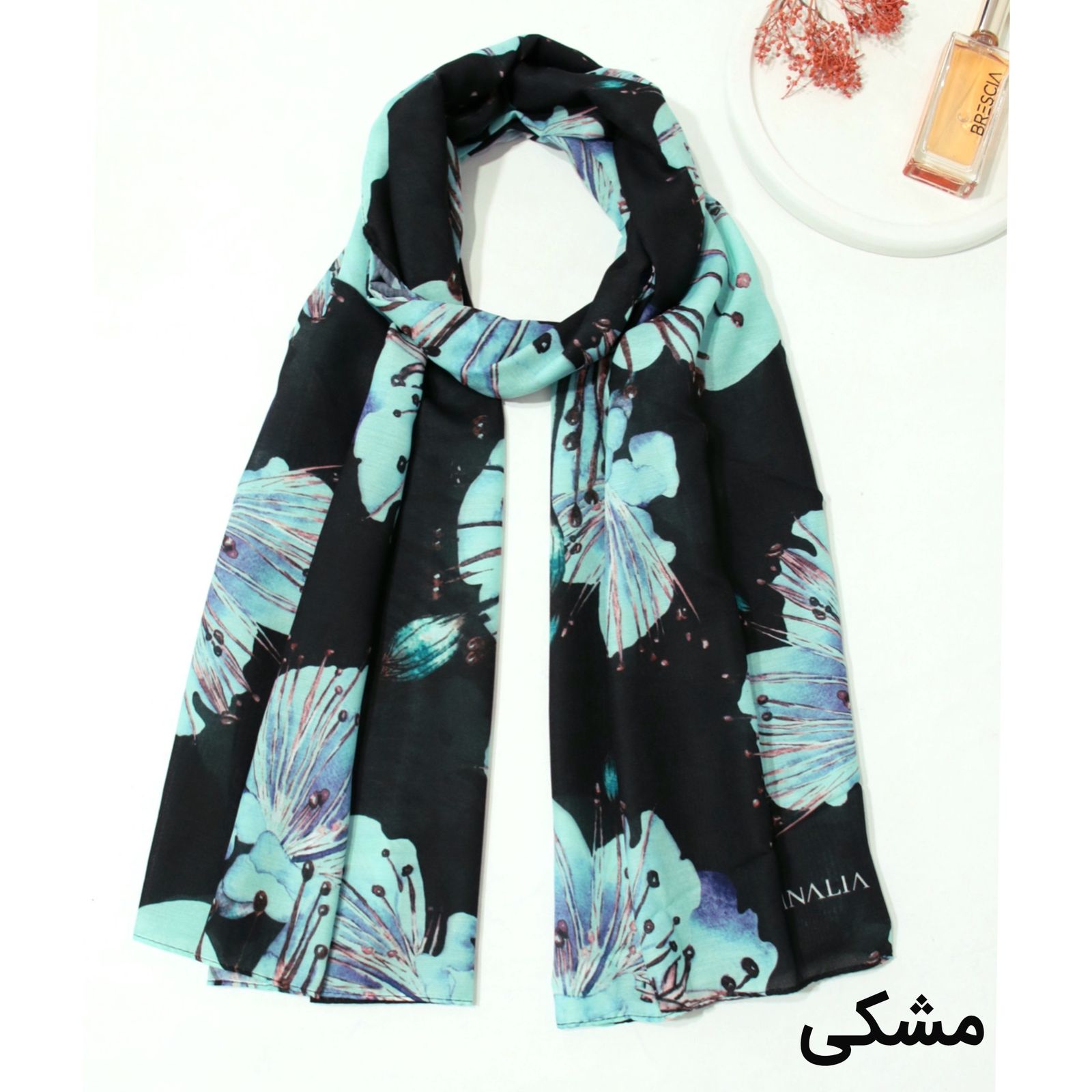 شال زنانه مدل نخی خنک گلدن کد ana-3052 -  - 5