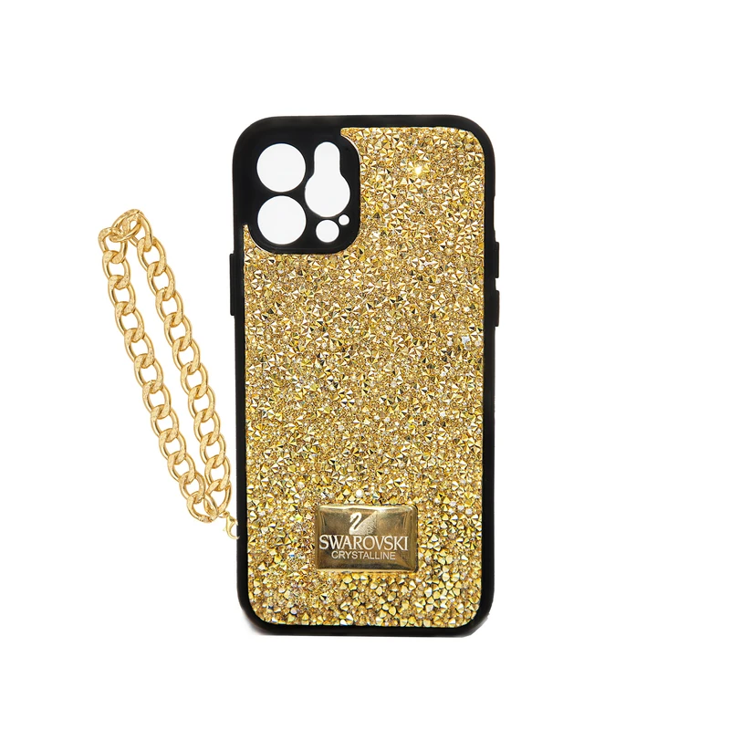 کاور مدل Crystalline مناسب برای گوشی موبایل اپل iphone 12/12 pro به همراه بند