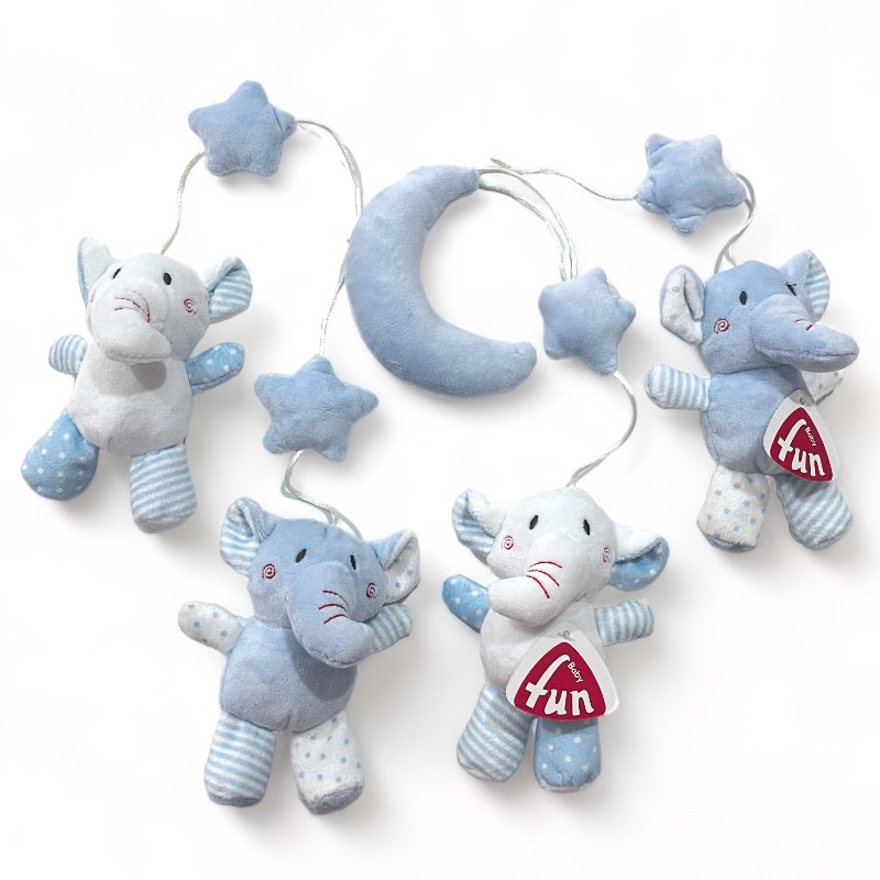 آویز تخت کودک فان بی بی مدل فیل چراغدار