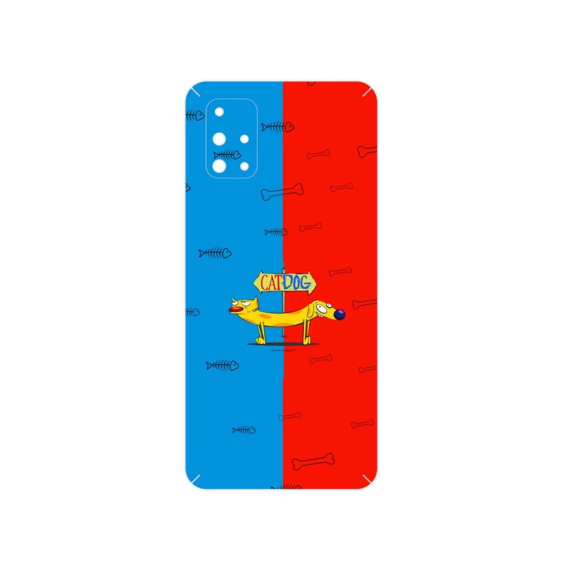 برچسب پوششی ماهوت مدل CatDog مناسب برای گوشی موبایل سامسونگ Galaxy M31S