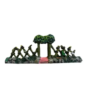 ماکت تزینی آکواریوم مدل نرده ساکورا 