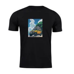 تی شرت آستین کوتاه مردانه مدل کویر گردی 