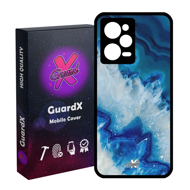 کاور گارد ایکس طرح Blue مدل Glass10407 مناسب برای گوشی موبایل شیائومی Redmi Note 12 Pro 5G/Poco X5 Pro 5G/Note 12 Pro Pro speed