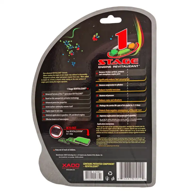 احیاگر موتور خودرو اکسادو مدل One Stage RF100 حجم 27 میلی لیتر