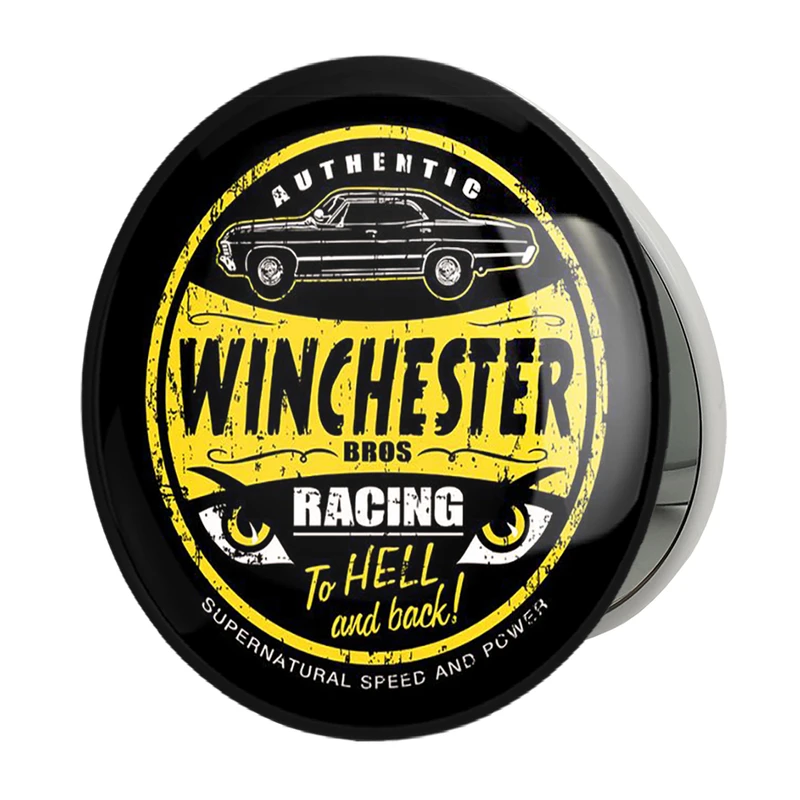 آینه جیبی خندالو طرح سریال سوپرنچرال Supernatural مدل تاشو کد 24544 