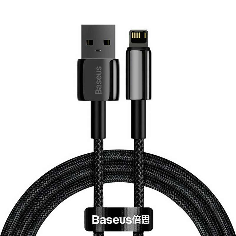 کابل تبدیل USB به لایتنینگ باسئوس مدل J_01BA 2.4A طول 1 متر