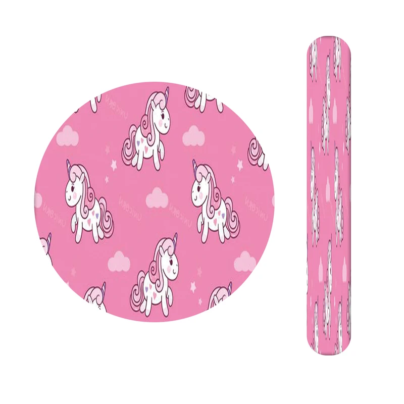 آینه آرایشی جیبی مدل یونیکورن کد 472  به همراه سوهان ناخن