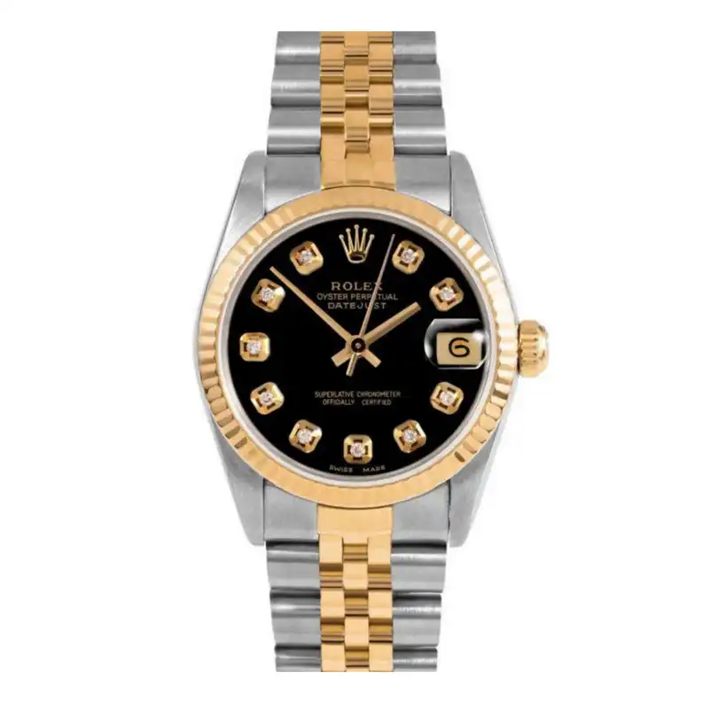 ست ساعت مچی عقربه ای  زنانه و مردانه  مدل دیت جاست کد MZ