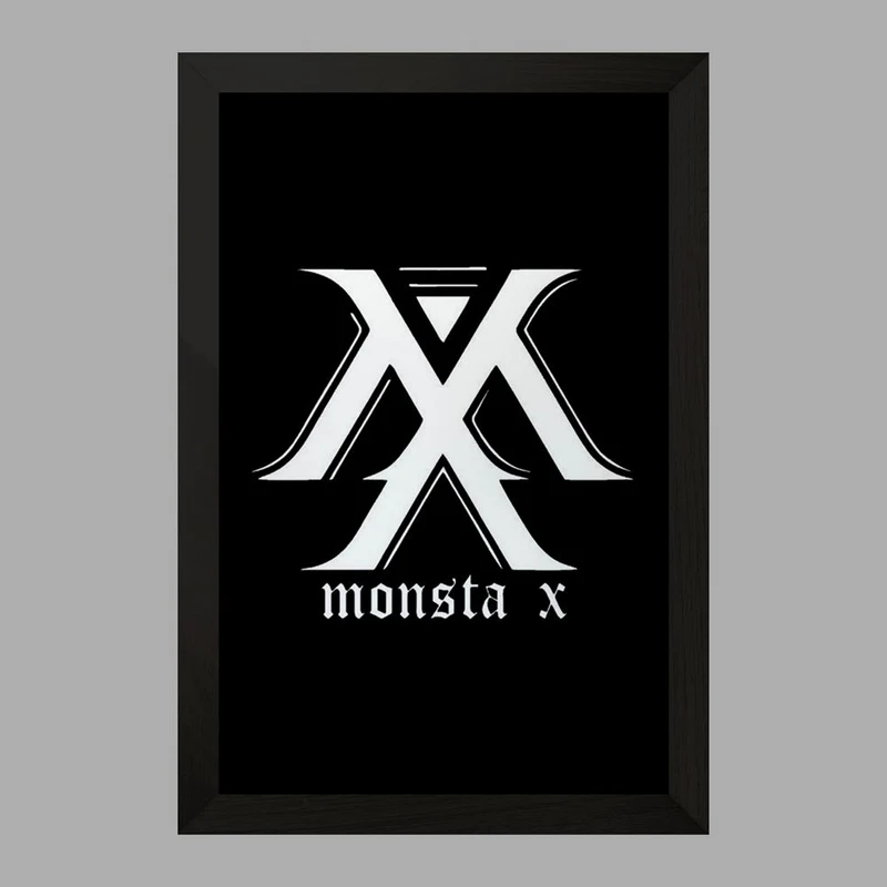 تابلو خندالو مدل گروه مانستا اکس MONSTA X  کد 12258