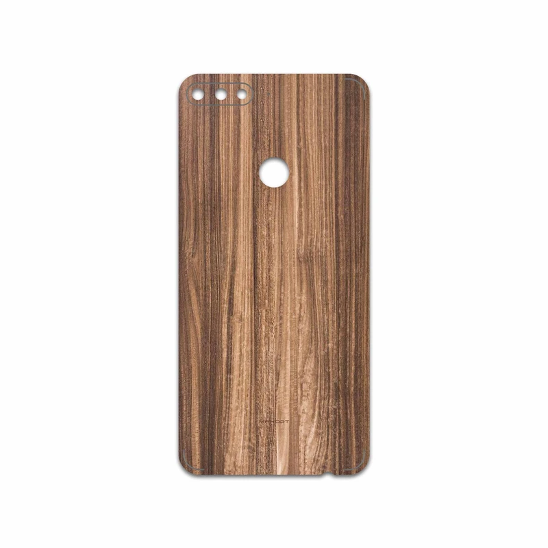 برچسب پوششی ماهوت مدل Light Walnut Wood مناسب برای گوشی موبایل هوآوی Y7 Prime 2018