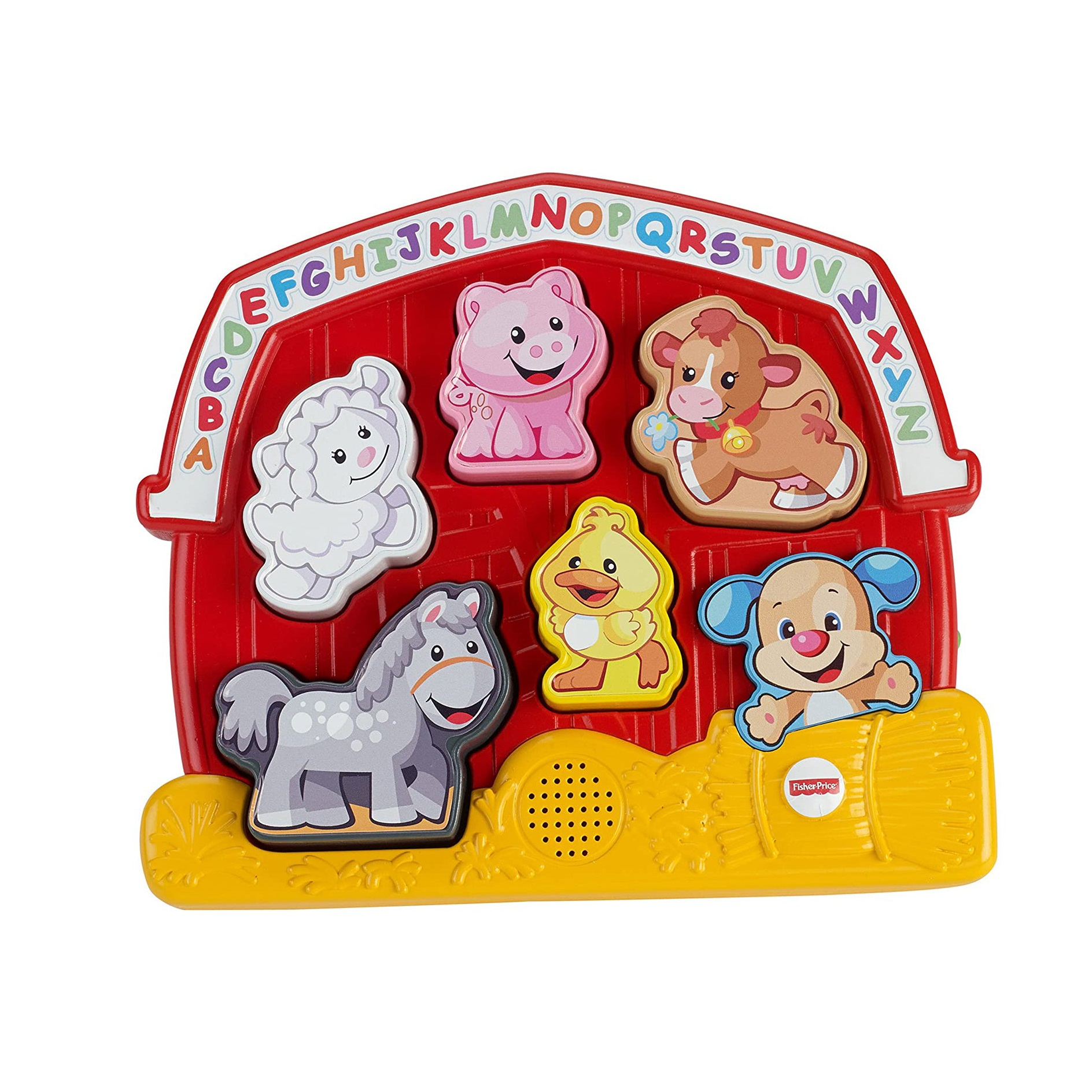 بازی آموزشی حیوانات فیشر پرایس مدل Laugh N Learn Farm Animal Puzzle کد CGM43