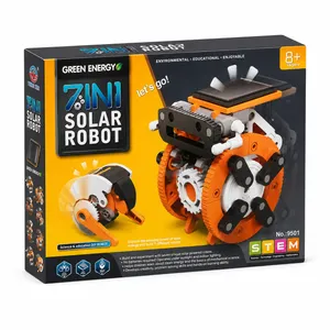 Teng Xin 7-in-1 Solar-Powered Moving Robot Educational Kit (Model WPMR-258)