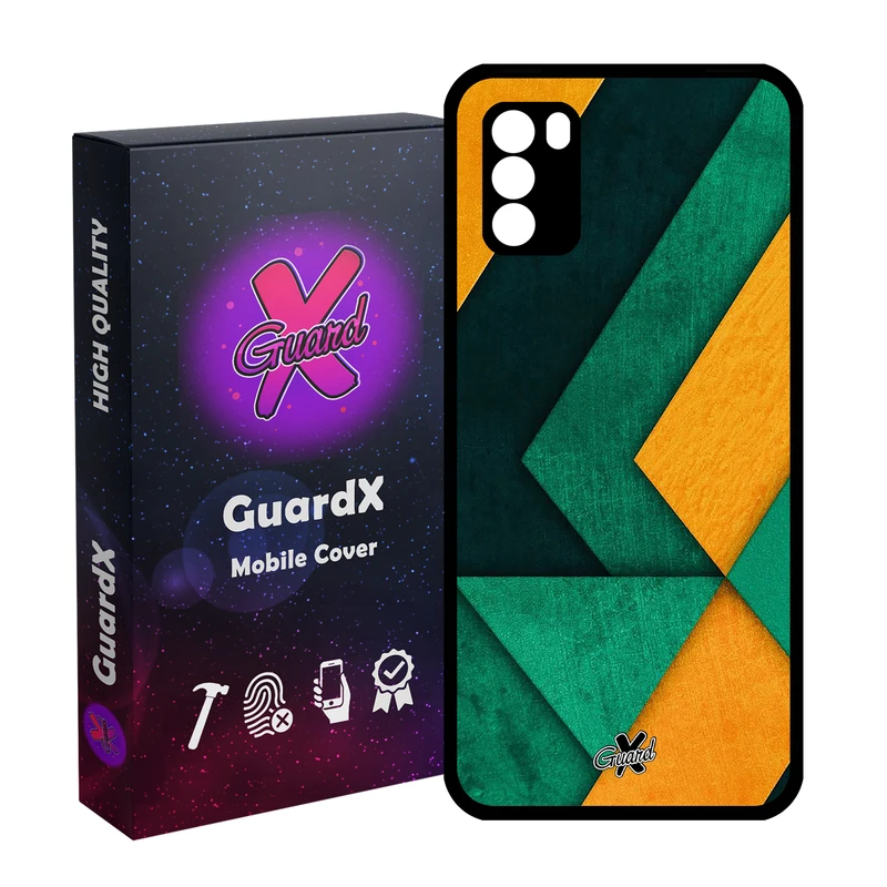 کاور گارد ایکس طرح Shape مدل Glass10329 مناسب برای گوشی موبایل شیائومی Poco M3