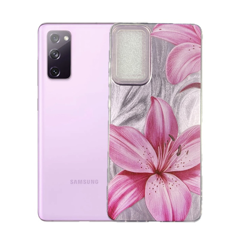 کاور طرح گل لیلیوم مناسب برای گوشی موبایل سامسونگ Galaxy S20 FE