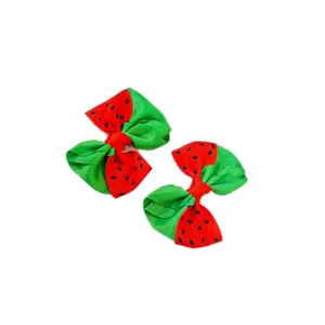 گیره مو زنانه مدل هندوانه یلدایی