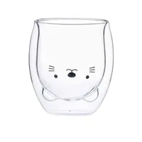 ماگ مدل دو جداره طرح گربه کد 872