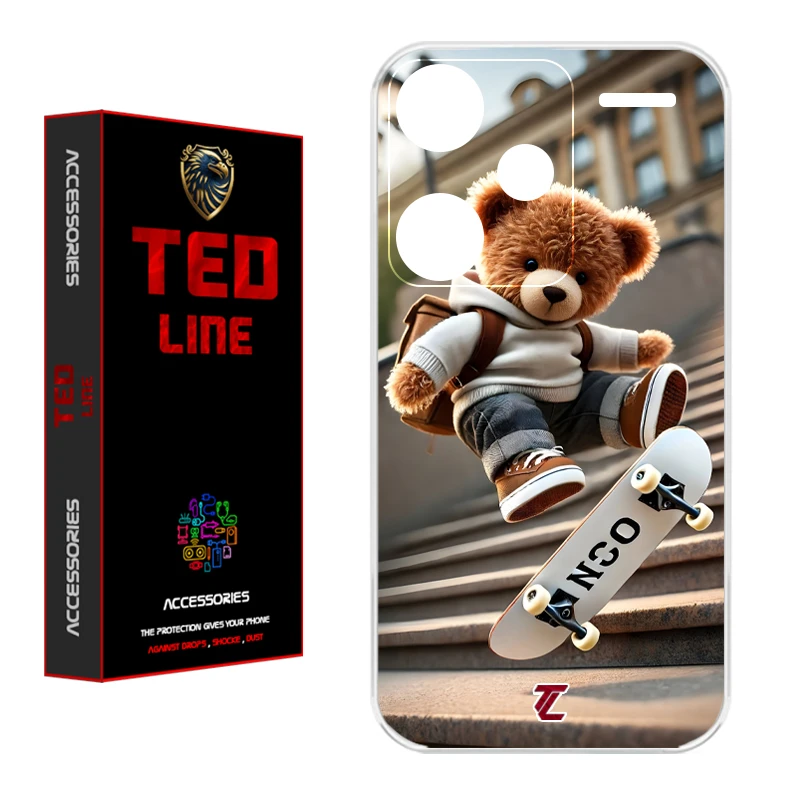 کاور تد لاین طرح تدی کد 1117 مناسب برای گوشی موبایل شیائومی Redmi Note 13 Pro Plus