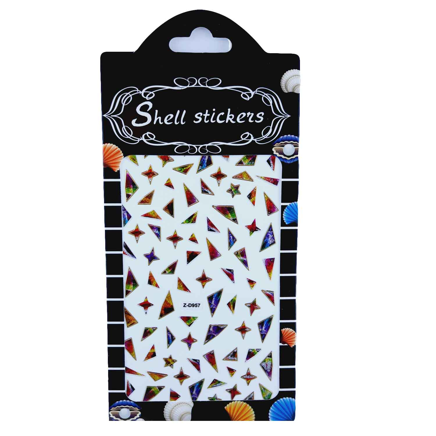 استیکر طراحی ناخن مدل ashkai