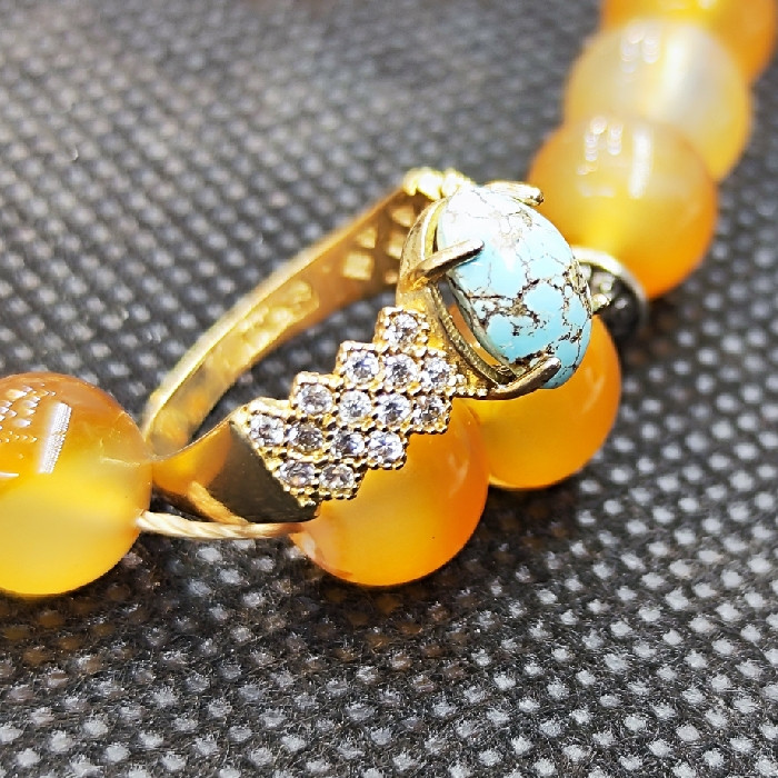 انگشتر زنانه مدل فیروزه نیشابور کد 222