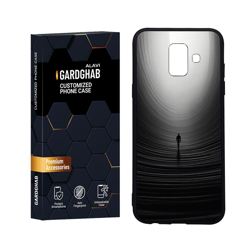 کاور گارد قاب علوی مدل Glass مناسب برای گوشی موبایل سامسونگ Galaxy A6