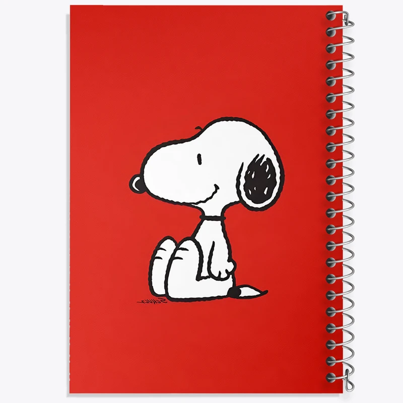 دفتر لیست خرید 50 برگ خندالو طرح اسنوپی (Snoopy)  کد N3528