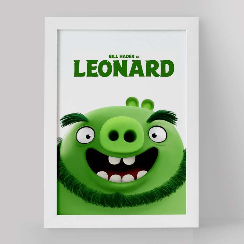 تابلو خندالو مدل لئونارد پرندگان خشمگین کد 13863