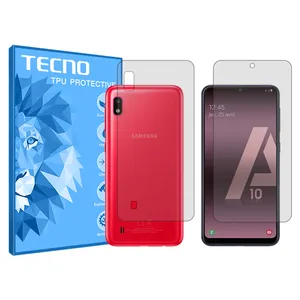 HyGEL tecno transparent screen protector suitable for Samsung Galaxy A10 mobile phone along with back protector