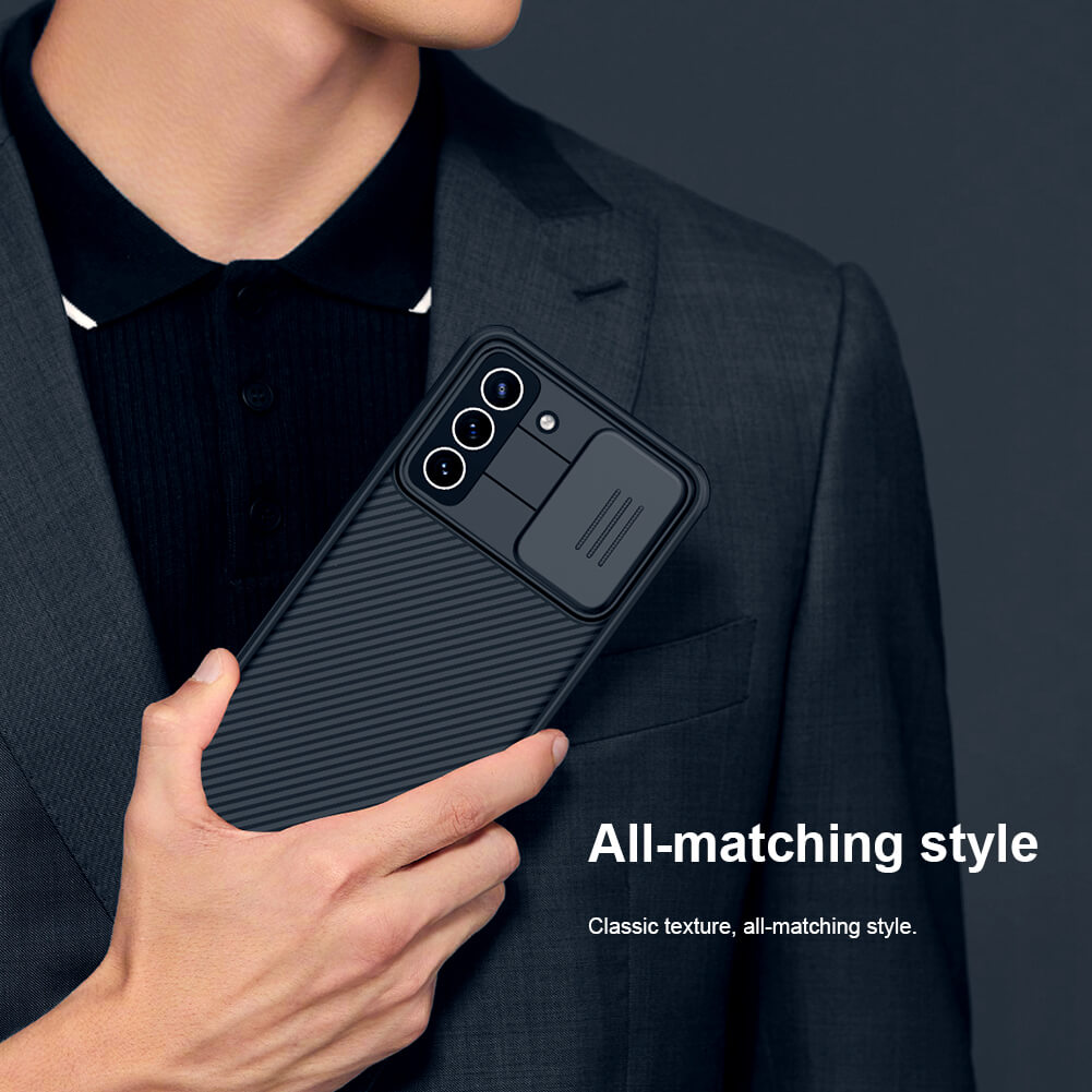 کاور نیلکین مدل CamShield مناسب برای گوشی موبایل سامسونگ Galaxy S21 FE