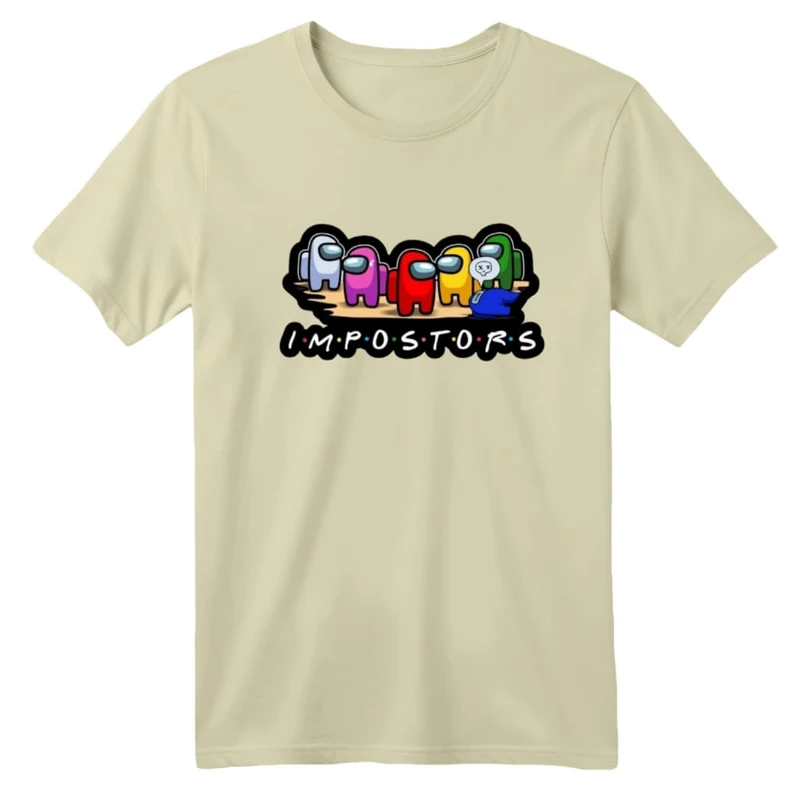 تی شرت آستین کوتاه بچگانه مدل امانگ آس کد 1