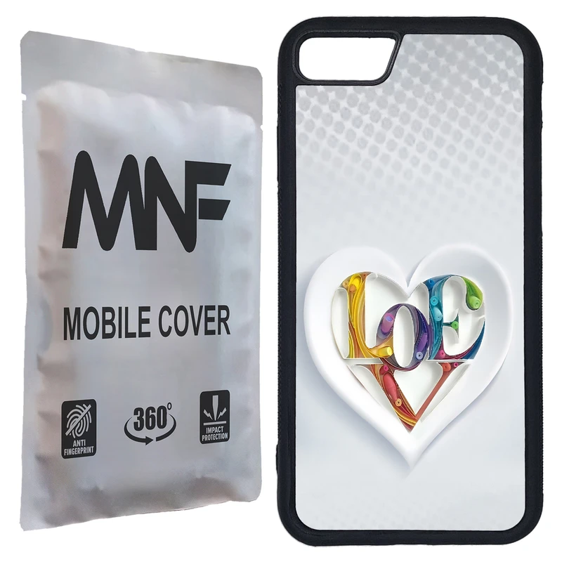 کاور ام ان اف طرح قلبی LOVE کد P-043 مناسب برای گوشی موبایل اپل iPhone 7 / 8