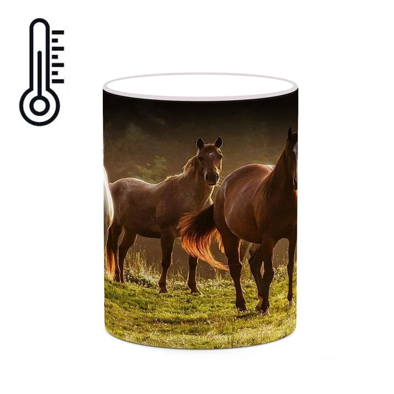 ماگ حرارتی کاکتی مدل اسب کد mgh24328