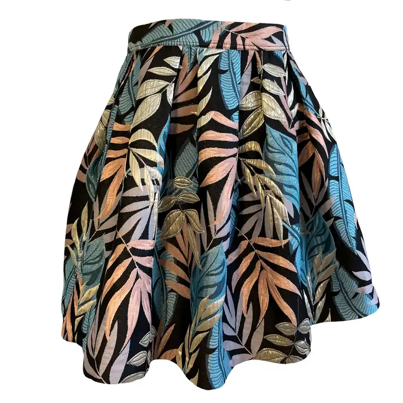 دامن زنانه مدل کلوش طرح هاوایی