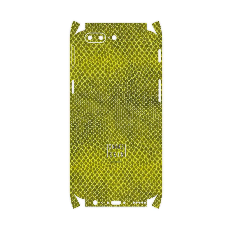 برچسب پوششی ماهوت مدل Yellow Snake Skin-FullSkin مناسب برای گوشی موبایل وان پلاس 5
