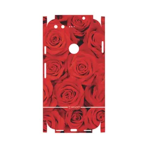 MAHOOT Red-Flower-FullSkin Cover Sticker for Google Pixel