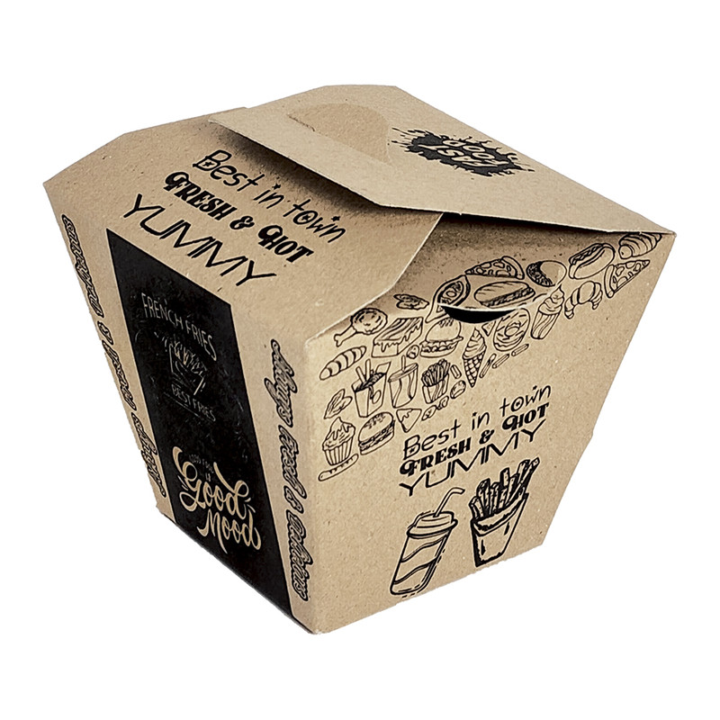 جعبه بسته بندی مدل سیب زمینی مخروطی بسته 500 عددی