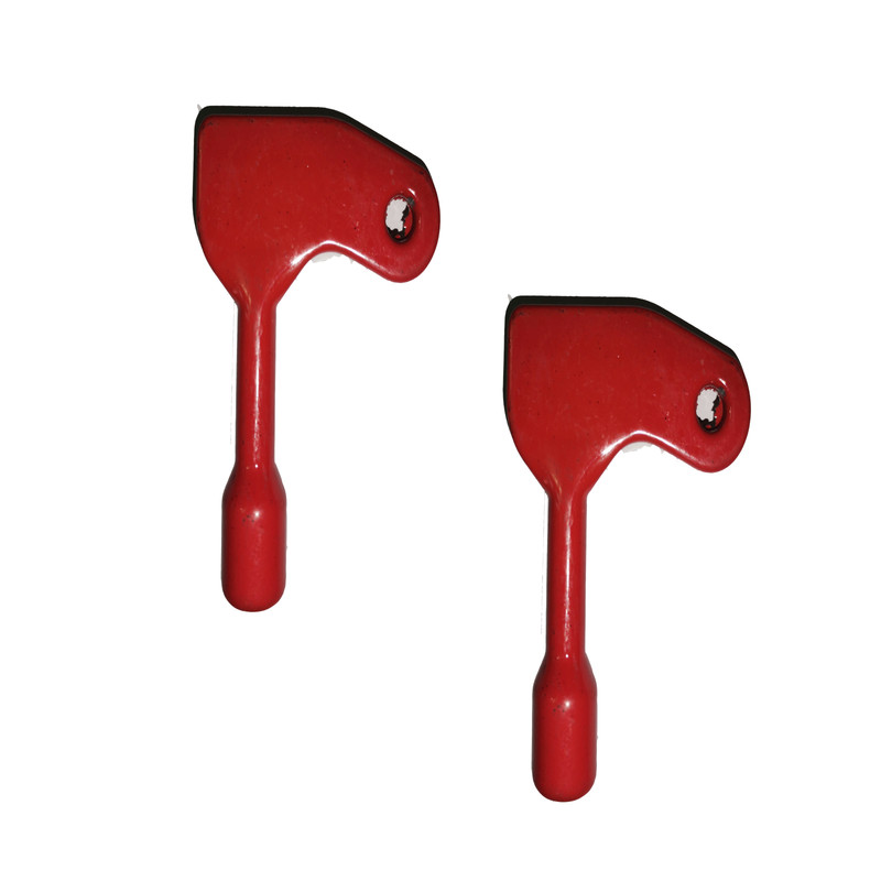 کلید سه گوش درب آسانسور هادی صنعت شهاب مدل 00004 بسته 2 عددی