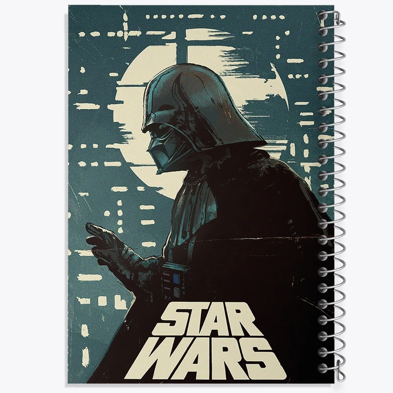 دفتر ژورنال نویسی 50 برگ خندالو مدل نقطه ای طرح جنگ ستارگان (Star Wars) کد F1770