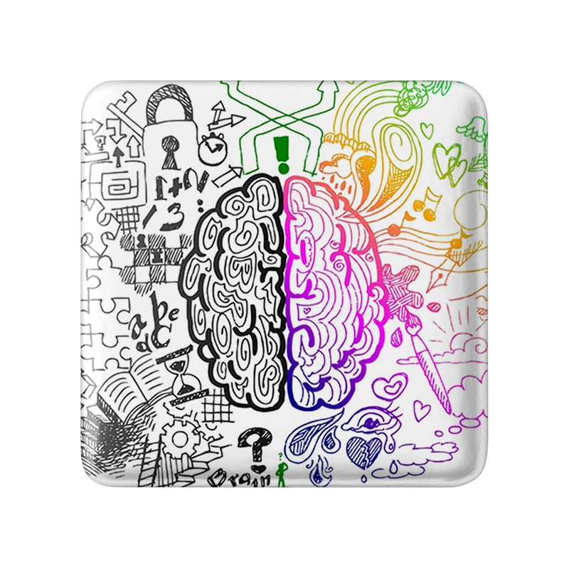 پیکسل خندالو طرح مغز Brain مدل مربعی کد 31061