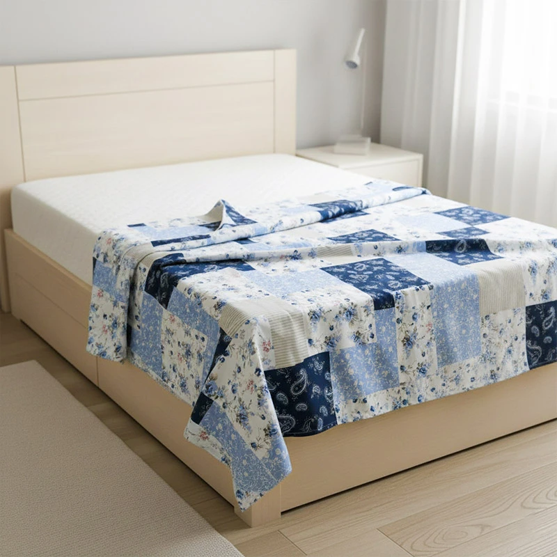 ملحفه فیلور آدنو مدل چهل تکه کد FI85 یک نفره سایز 140x240 سانتی‌متر