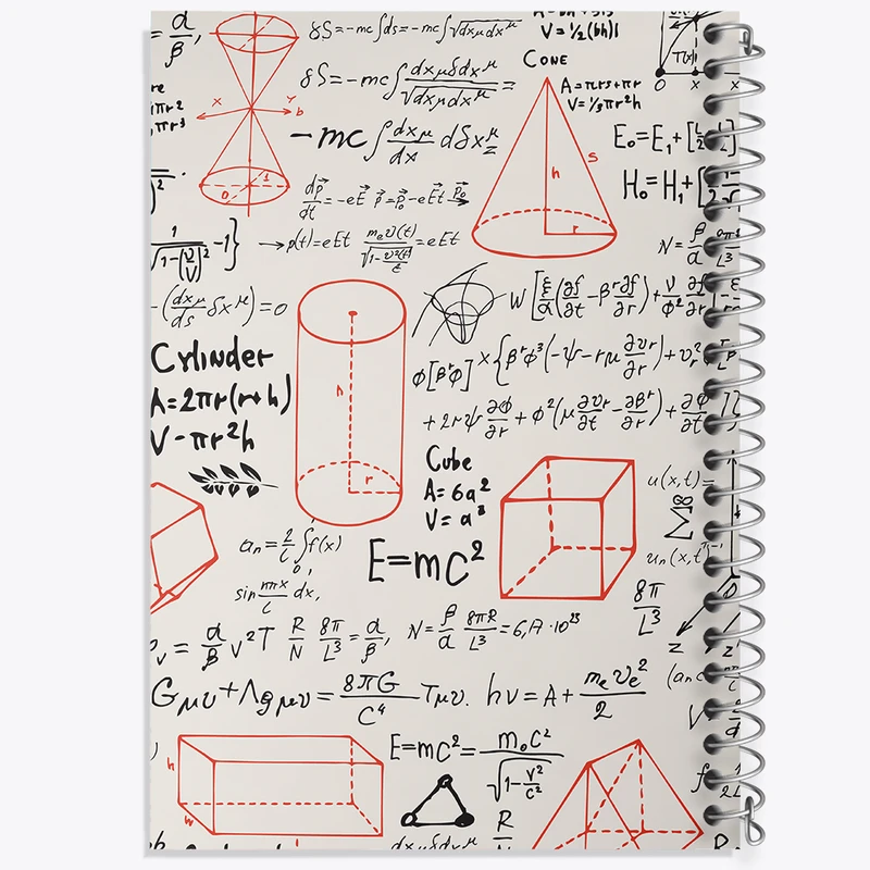 دفتر لیست خرید 50 برگ خندالو طرح ریاضی کد N450