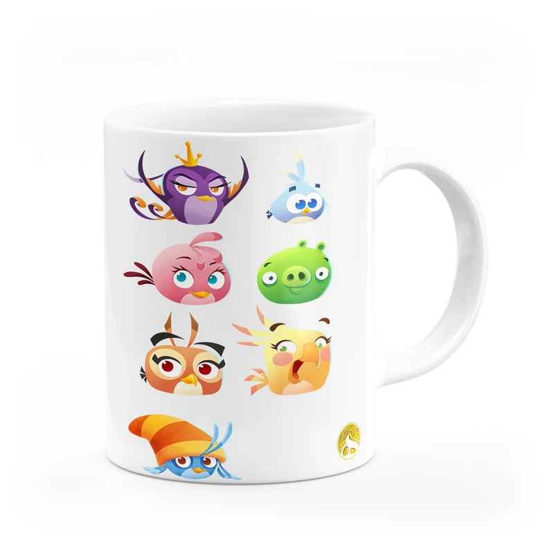 ماگ هومرو طرح انیمیشن پرندگان خشمگین The Angry Birds مدل MG3227