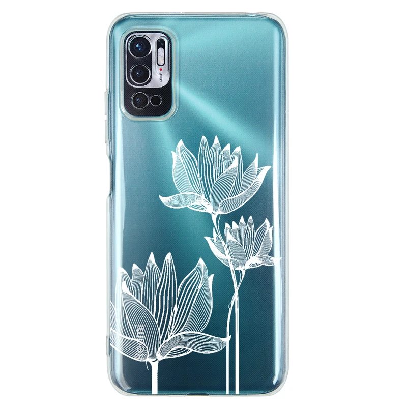 کاور مگافون طرح گل مدل C47-W مناسب برای گوشی موبایل شیائومی Redmi Note 10 5G