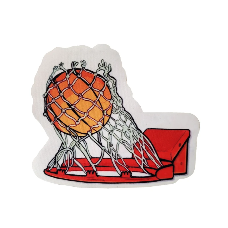 استیکر پارچه و لباس مدل حرارتی طرح بسکتبال