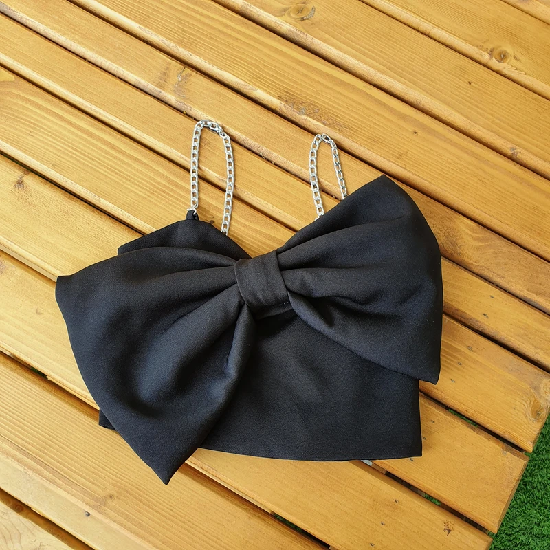 عکس شماره 5 : کراپ تاپ دخترانه مدل پاپیونی