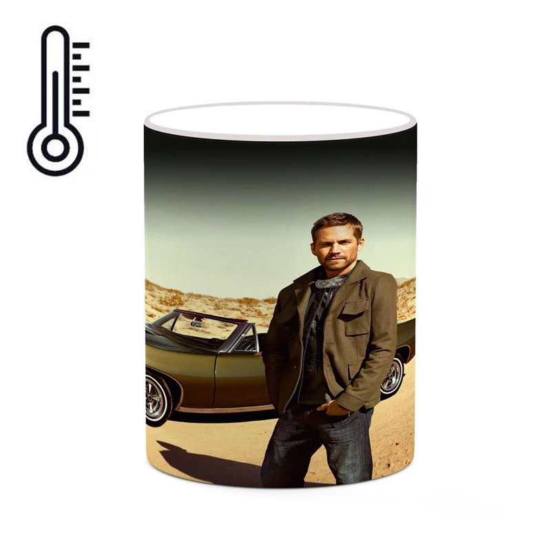 ماگ حرارتی کاکتی طرح پائول واکر Paul Walker مدل mgh27080